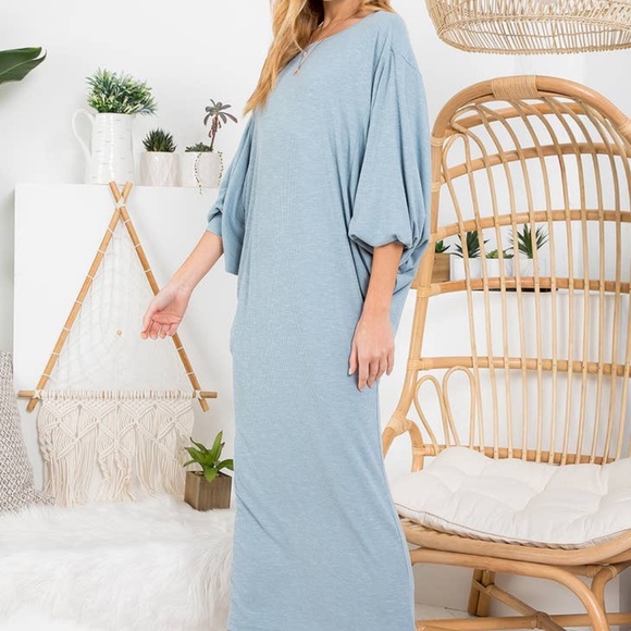 Women Sweater Maxi Dress - Picture 1 of 7